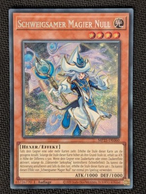 Schweigsamer Magier Null MP25-DE060 Secret Rare DE NM YUGIOH