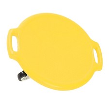 Yellow Sports Scooter Board With Handle Round Thickened PP Flat Floor Sittin BT0