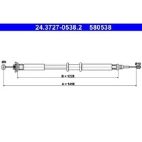 ATE 24.3727-0538.2 Seilzug, Feststellbremse