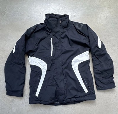 North Bend Sport 16 Weather Tech Jacket Womens S Black Reflective Ski Snow Coat