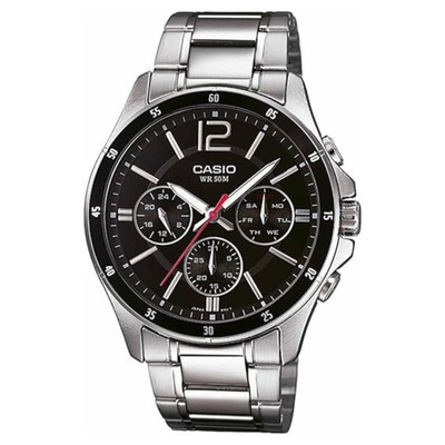 Casio MTP-1374D-1AVDF Men's Analog Quartz Watch with Stainless Steel Strap