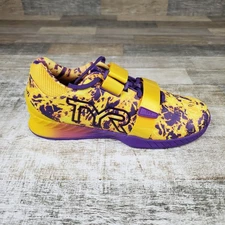 TYR L-1 Lifter Mens Shoes Sz 11 Yellow Purple Running Lace-Up Low Top