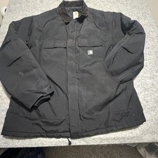 VTG Carhartt Extremes JACKET MEN 2XL Arctic Quilt Lining CORDUROY BROWN COLLAR