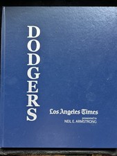 Neil E. Armstrong Personalized Dodgers Newspaper Hardcover Book – LA Times RARE