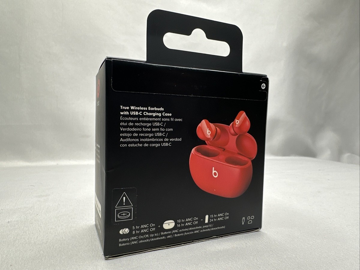 Beats Studio Buds レッド イヤフォン Beats Studio Buds – Wireless Noise Cancelling Earphones