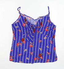 Basic-Tanktop Damen UK Gr&ouml;&szlig;e 14 George Blau