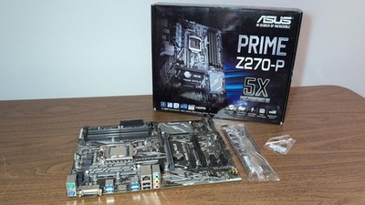 ASUS Prime Z270-P LGA1151 Motherboard w/ Intel i3-6100 CPU I/O Shield M.2 Screws