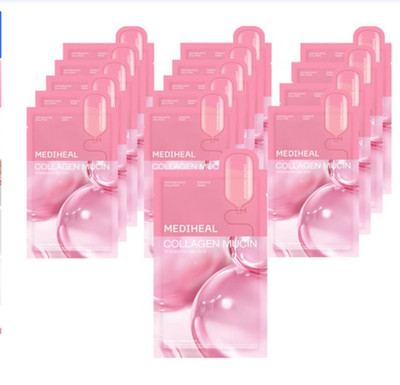 Mediheal Collagen Mucin Essential Mask 15pcs Korean Sheet Mask K-Beauty