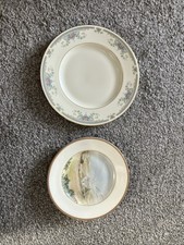 2 Vintage Royal Doulton Plates. 1 The Romance Collection Juliet, 1 Hand Painted