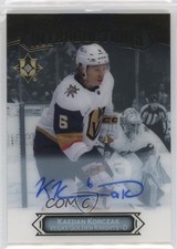 2022-23 Upper Deck Ultimate Collection Introductions Kaedan Korczak Auto 1m2e