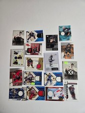 Lot of 17 Autographed, Material, Misc HOCKEY Cards - Lot #128