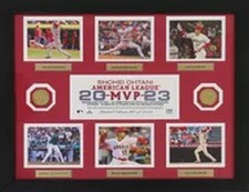 Shohei Otani #17 (Los Angeles Angels) 2023 AL MVP Award Commemoration DX Phot...