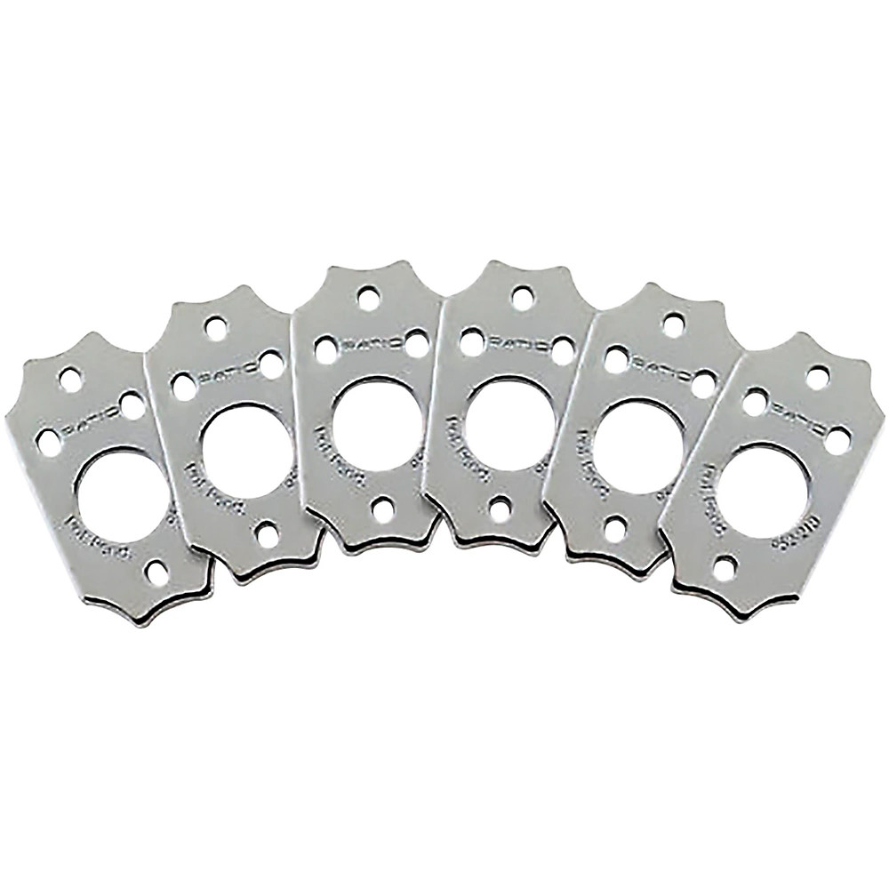 Монтажные пластины Graph Tech Ratio InvisoMatch Gibson-style System 6 PK Chrome