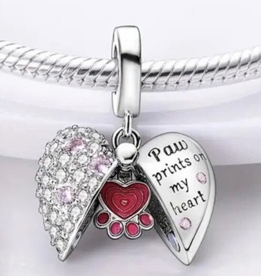   Charms Anhänger 925 Silber passend für P Armband Herz Familie Liebe  