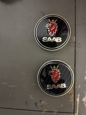 Saab Oem Rare Real Carbon Fiber Wheel Caps Brand New 