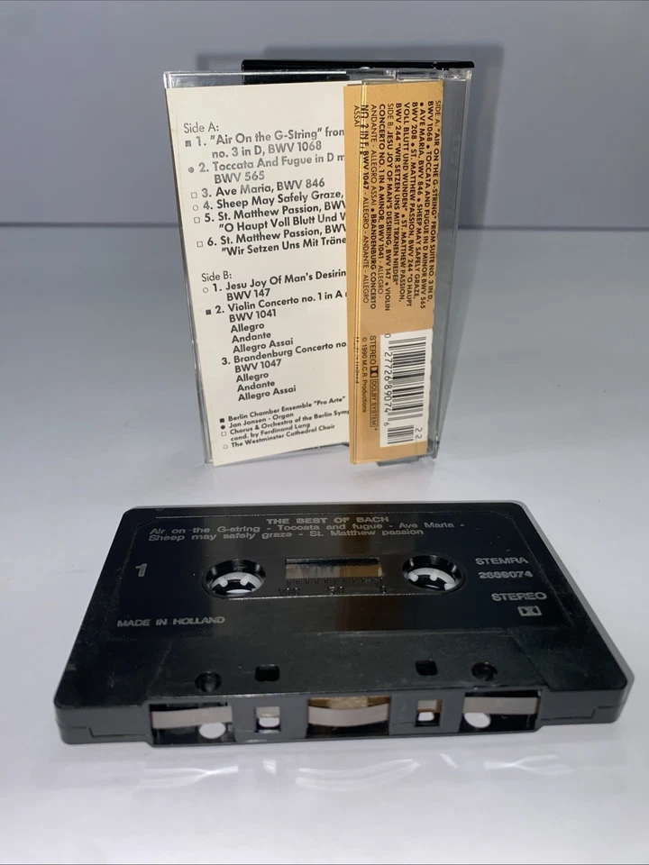The Best of BACH Vintage 90’s Cassette Tape - Image 3 of 4