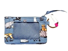 Vera Bradley CAT'S MEOW Zip ID Case 14559-P88 New with Tag