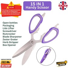 Universal Scissors Professional Stainless Steel Superb Quality 15 in 1 Tool