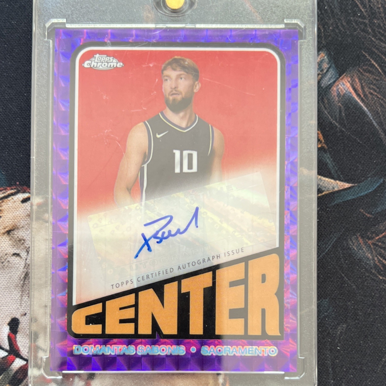 Topps Chrome 2023-24 Domantas Sabonis 1972 Autographs Auto #TA-DS Kings