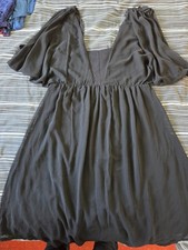 Size 8 black flowy maternity dress