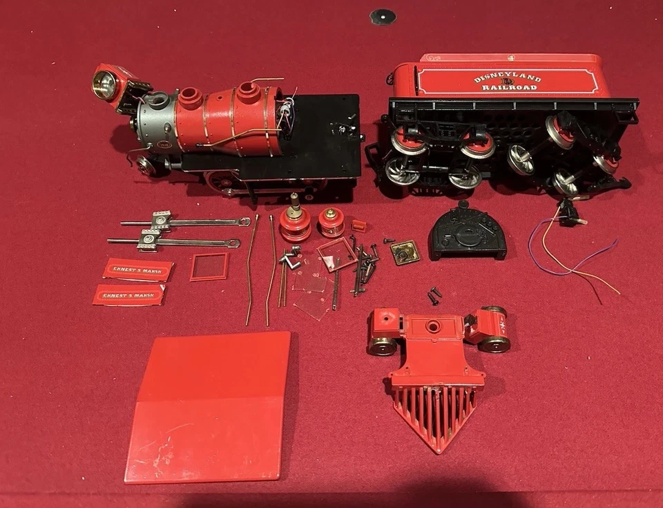 Hartland HLW Ernest S Marsh Disneyland Steam Locomotive Parts  - Image 2 of 4