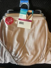 Women`s  5XL/12  Radiant Vanity Fair 3 Pack Comfort Stretch Hi Cut Panties  NWT
