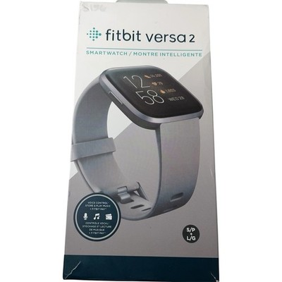 Fitbit Versa 2 Wristband Activity Tracker Grey (FB507BKBK) - Tested / Working