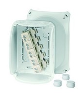 Hensel Klemmenkasten 16Qmm 5Fach Kunststoff 210X155X92Mm Aufputz 10... DK1616G