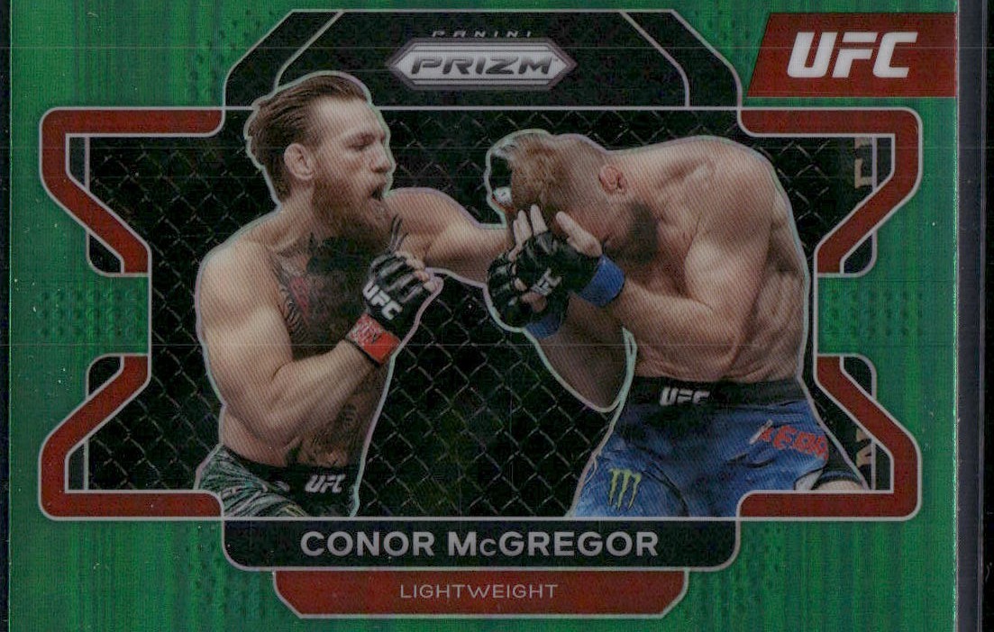2022 Panini Green Prizm UFC #39 Conor McGregor MMA FAST SHIP