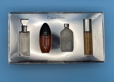 Calvin Klein Ladies Mini Perfume Gift Set 4 x 15ml – CK Women Fragrance Bundle