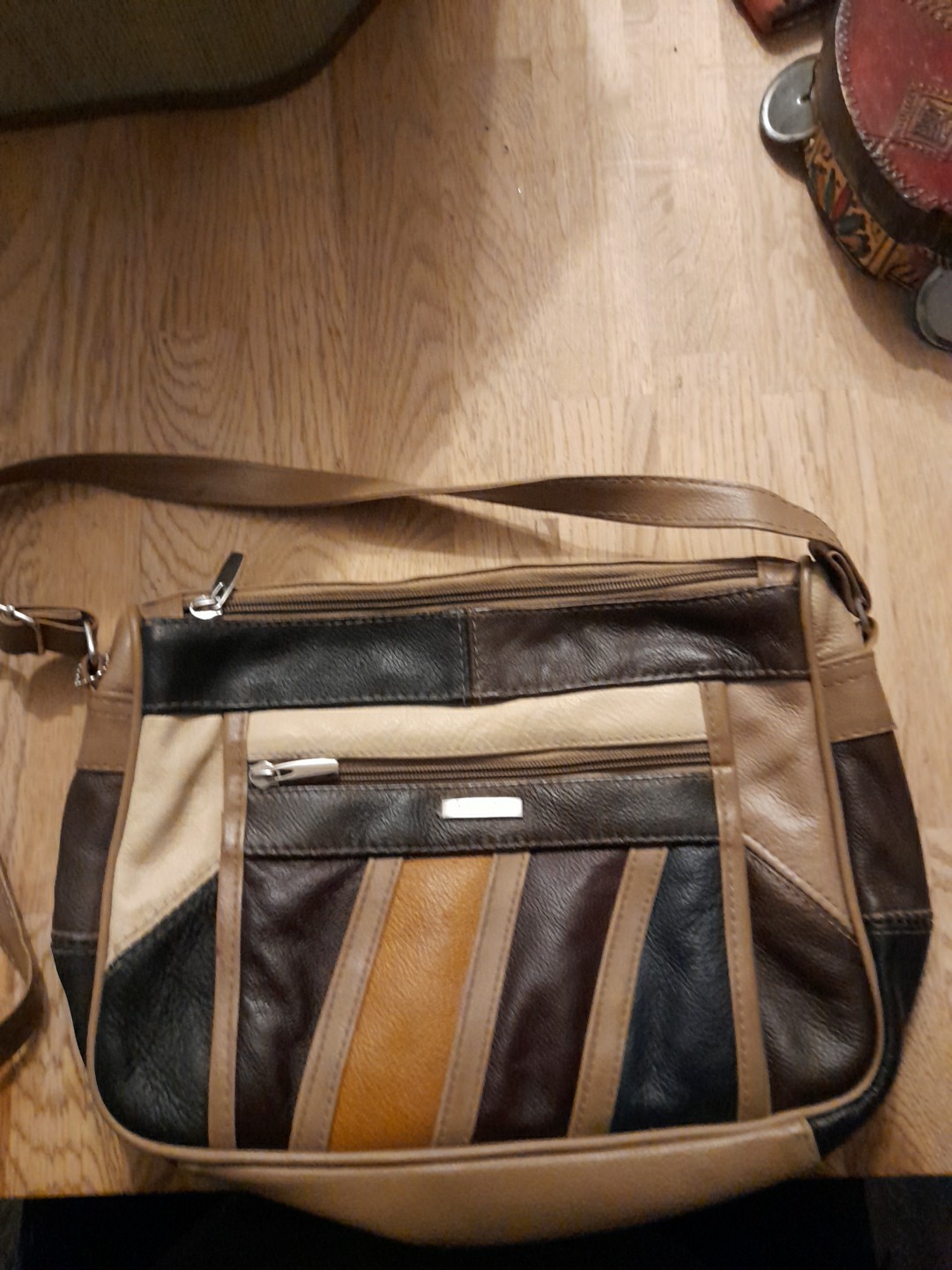 Lorenz Nappa leather patchwork crossbody bag in m… - image 1