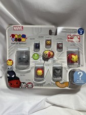 Marvel Tsum Tsum Iron Man Hall Of Armor 9-Piece Figure Set Pack Series 3