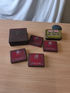 Collection Of 6 Vintage Tins (OXO Benson & Hedges Golden Virginia)