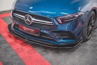 Maxton Design Frontlippe V.3 Passend FüR Mercedes A35 AMG Aero W177 Schwarz Hoch