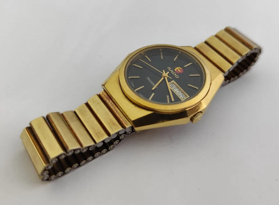 Reloj Rado President Vintage Ref 636.3211.2 Esfera Negra OFERTA Foto 3 de 4