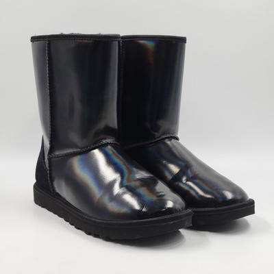 UGG Iridescent Black Women s Boots - Size 10