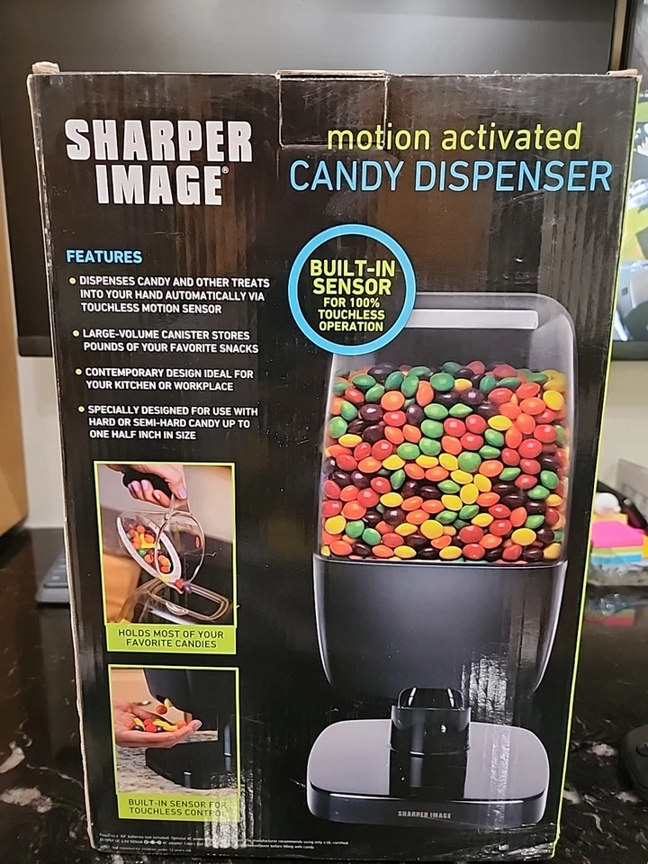 NIB Sharper Image Motion-Activated Candy Dispenser with Built-In Sensor - NEW! - Image 3 of 4