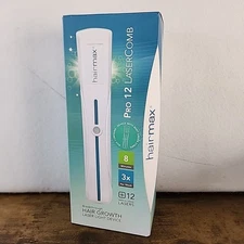 Hairmax Pro 12 LaserComb Hair Growth Laser Light Device Mint Green Stripe  New
