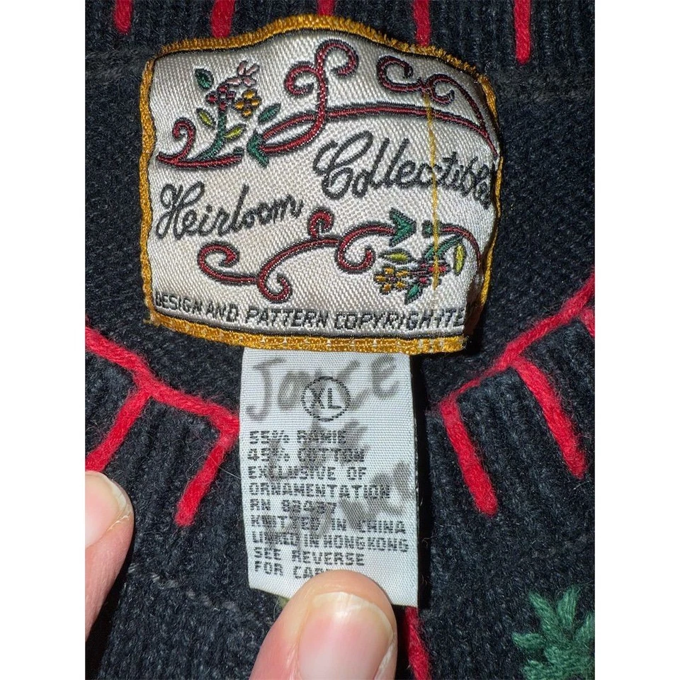 Suéter Cárdigan Floral San Valentín Grandmacore XL Reliquia Coleccionables Navidad Foto 3 de 4