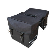 Bike Bag Panniers with Rain Cover, 25L Bicycle Saddle Bag for Rear Rack Bike