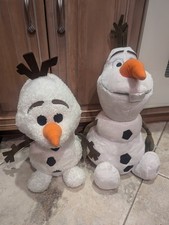 Genuine Disney Store Movie Frozen Olaf 20  Plush Snowman Doll NWT  17" Weighted