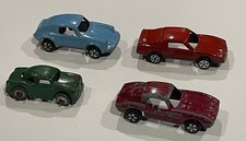 Vintage Tootsie Toy Barclay Cars, Lot Of 4. Die Cast, Collectibles.