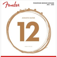 Fender A-Git. Saiten 60L 12-53 Phosphor Bronze - Westerngitarrensaiten
