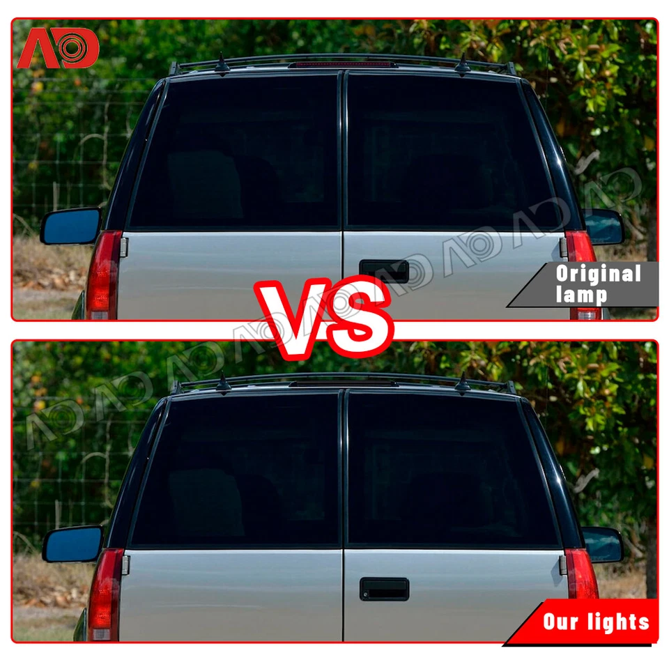 For Chevy/GMC Suburban Yukon 92-99 Chevy Tahoe Blazer Smoked LED 3rd Brake Light - Image 3 of 4