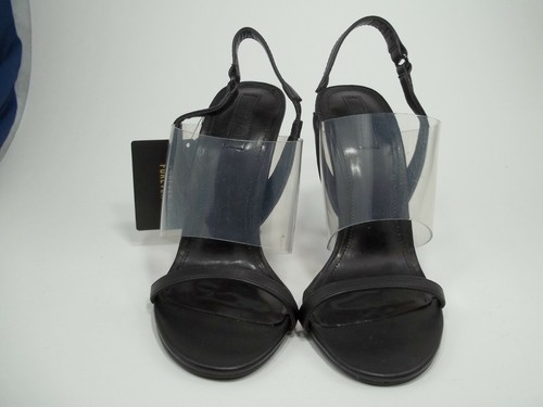 Forever 21 Women's Black Clear 