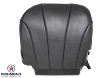 01 02 GMC Sierra Work Truck 3500 -Driver Side Bottom VINYL Seat Cover Dark Gray