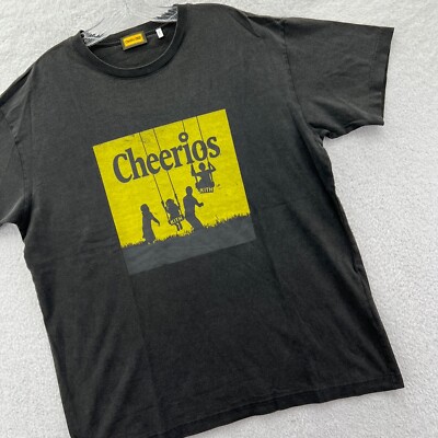 Kith Treats Cheerios Vintage Ad Tee Shirt Mens Large Black