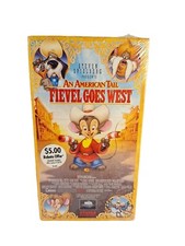 An American Tail Fievel Goes West VHS Tape Spielberg New Sealed Vintage 1992