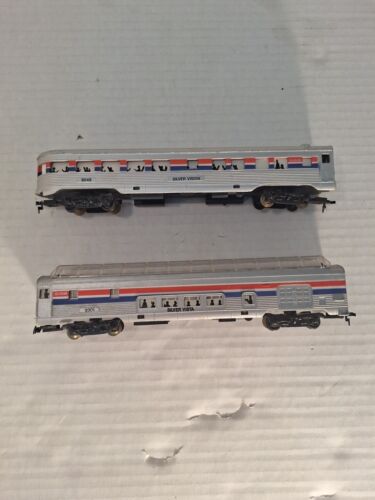 LIFE LIKE HO AMTRAK LIGHTED FULL DOME 9301/9545 SILVER VISION/ SILVER VISTA