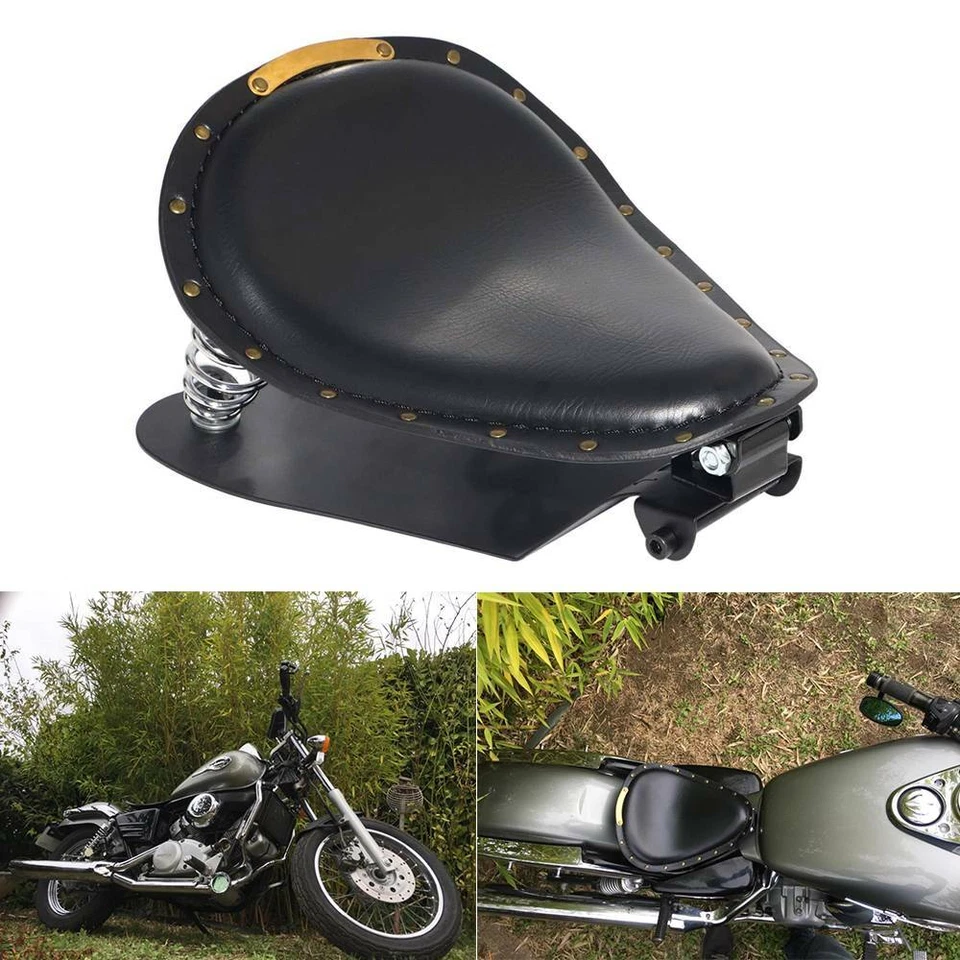 For Harley Davidson Sportster Iron 883 Motorcycle Bobber Solo Seat Spring Base M - Image 2 of 4